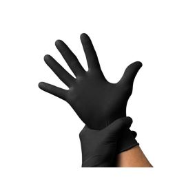 Перчатки нитриловые XL Nitrile, черные, 100 шт/упак.