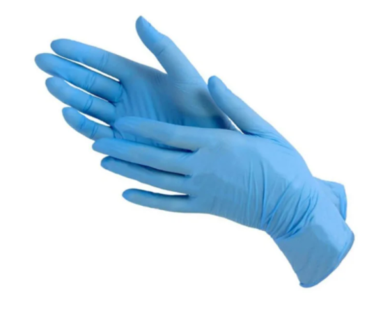 Перчатки нитрил. XL Med Market голубые неопудренные,100 шт/упак,(50 пар)